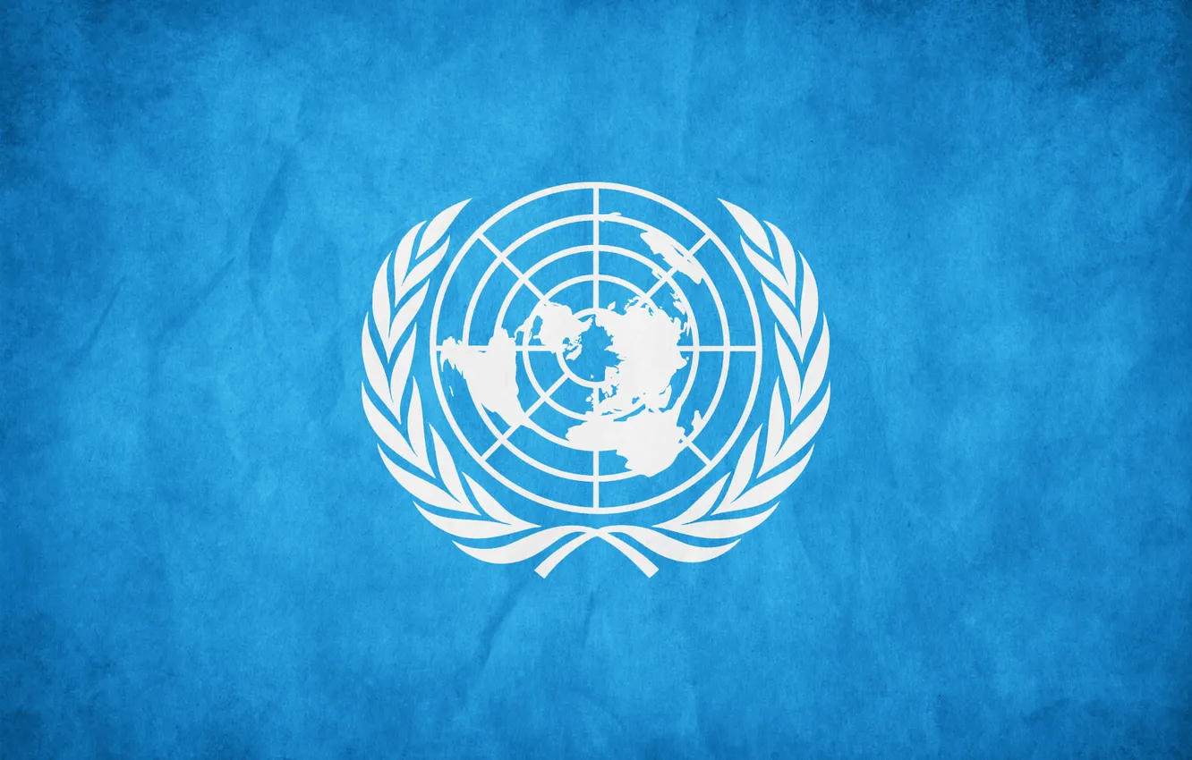 Фото обои ООН, United Nations Flag, Организация Объединенных Наций