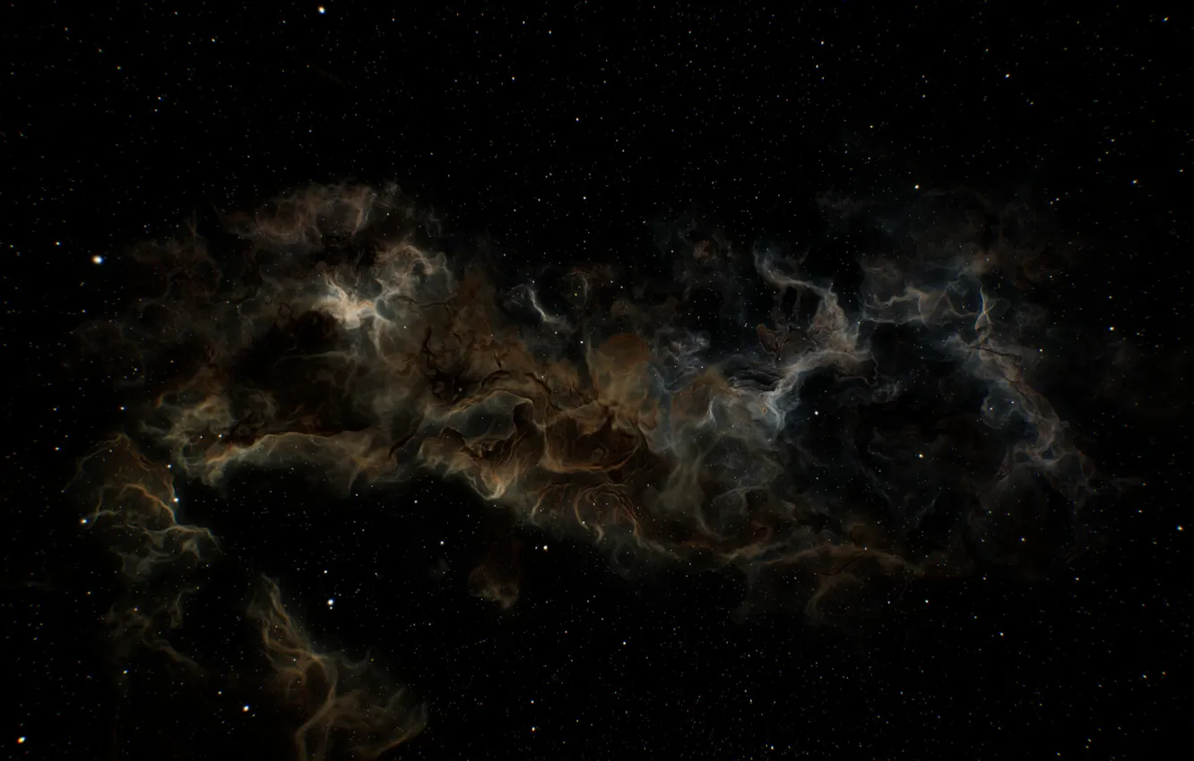 Фото обои space, Galaxy, nebula, clouds, stars, dark background, space art