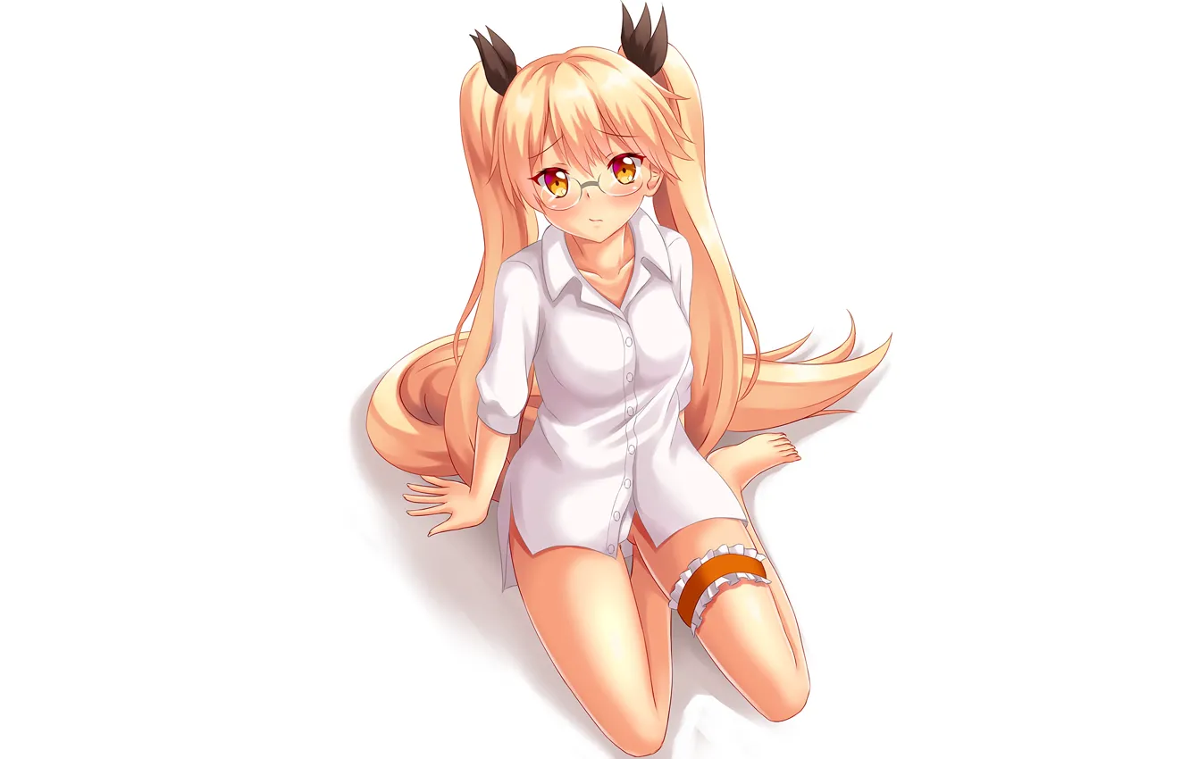 Фото обои girl, sexy, pantsu, panties, long hair, anime, beautiful, pretty