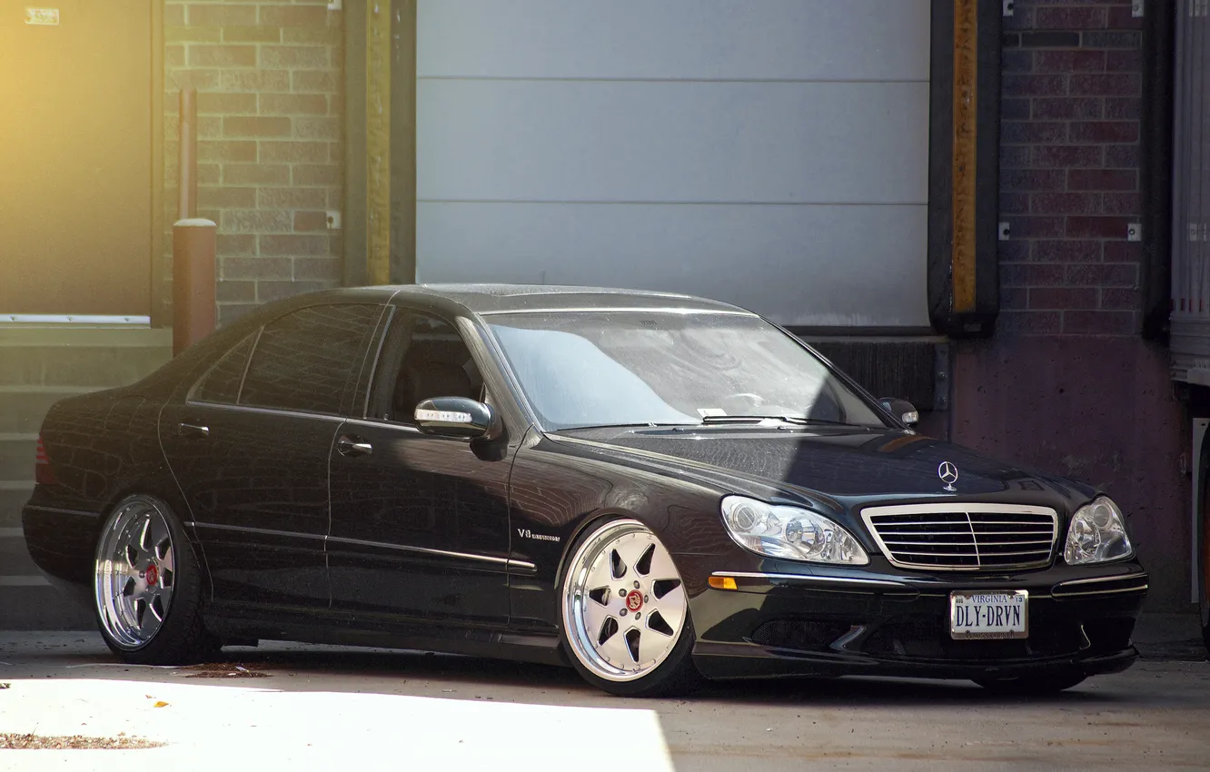 Фото обои тюнинг, Mercedes-Benz, мерс, AMG, tuning, stance, S55