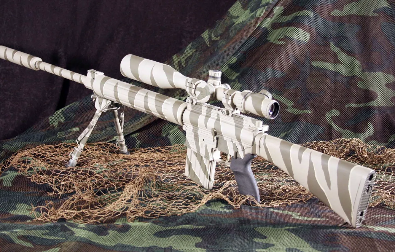 Фото обои США, DPMS, американская автоматическая винтовка, Armalite, AR-10