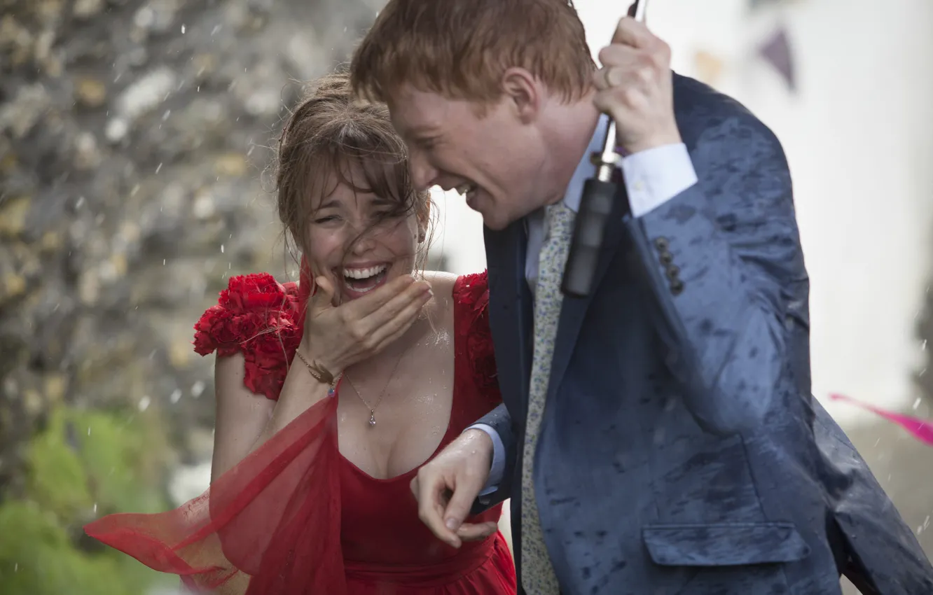 Фото обои Rachel McAdams, About Time, Бойфренд из будущего, Domhnall Gleeson