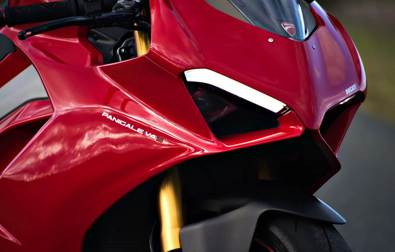 Фото обои Ducati, Daytime Running Lights, Panigale V4S