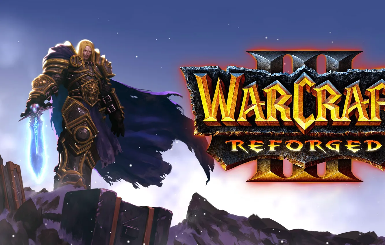 Фото обои Игра, Warcraft, Blizzard, Арт, Art, Paladin, Arthas, Warcraft 3