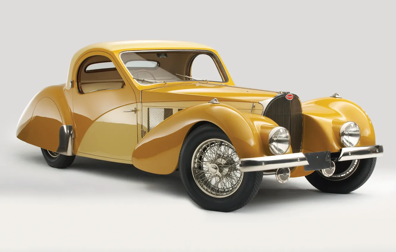 Фото обои ретро, Bugatti, 1937, Atalante, Bugatti Type 57s