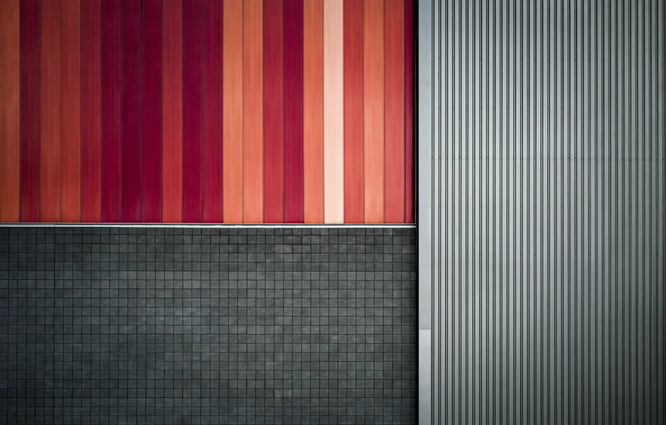 Фото обои стена, цвет, форма