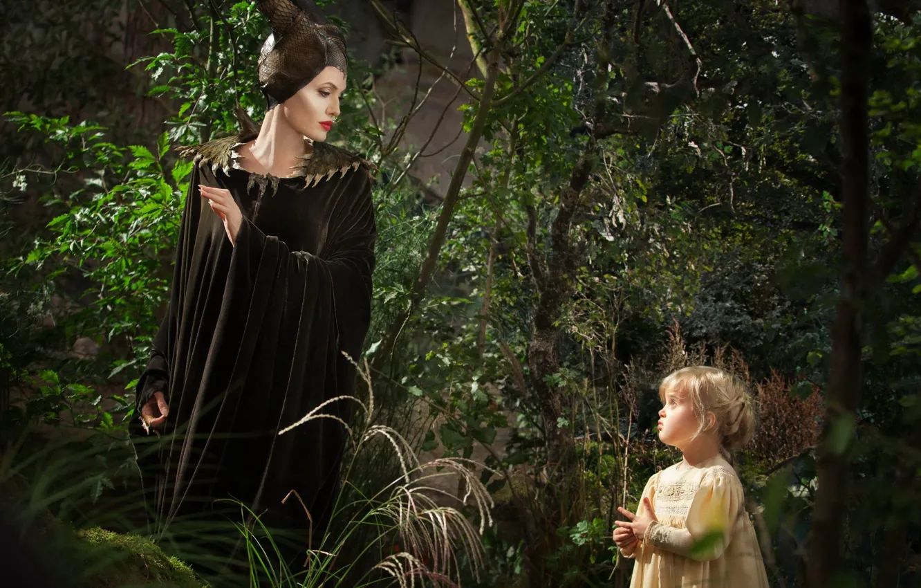 Фото обои Angelina Jolie, Movie, Maleficent