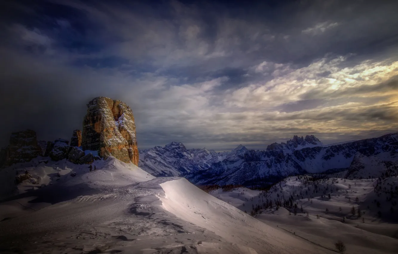 Фото обои горы, Италия, курорт, Доломиты, Кортина-д’Ампеццо