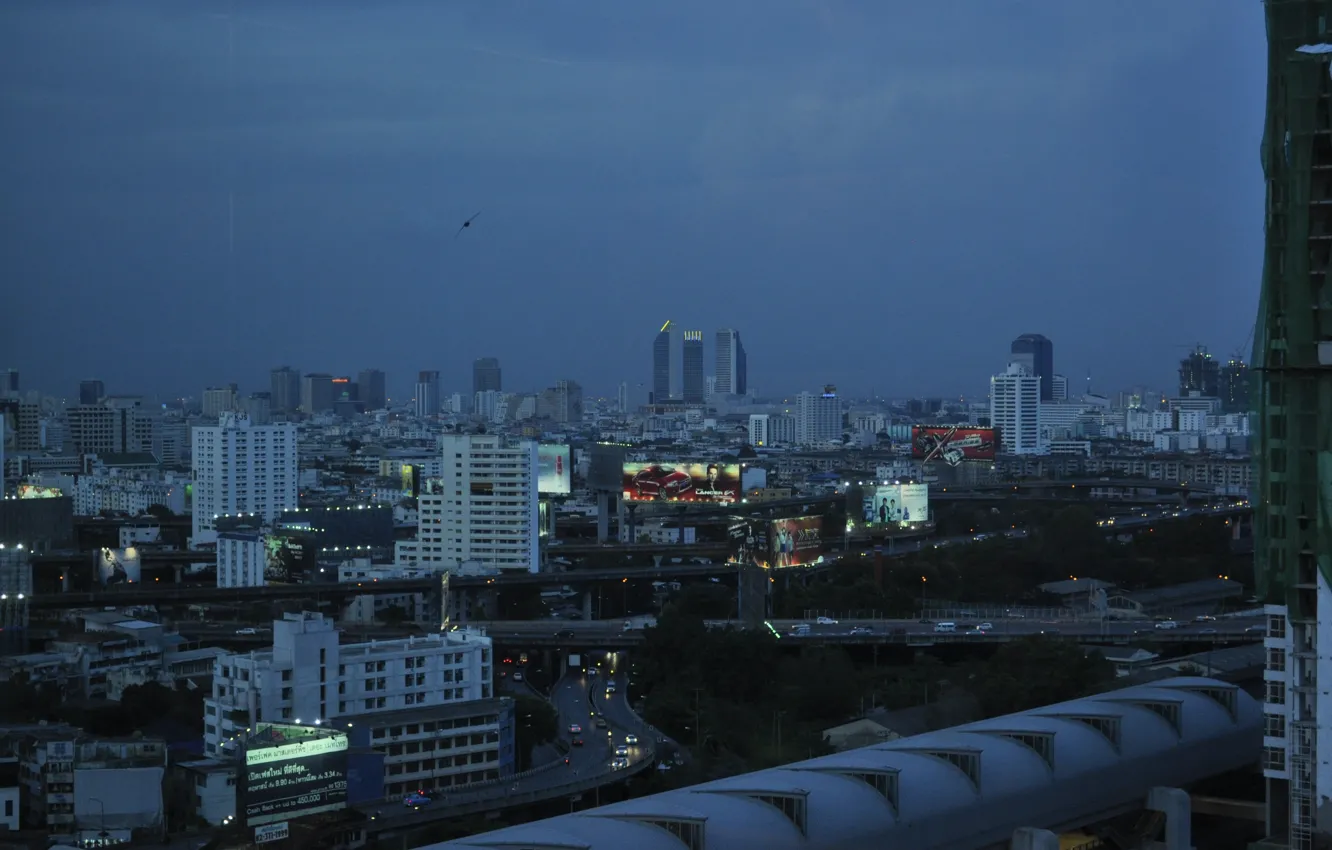 Фото обои ночь, city, город, Таиланд, Бангкок, Bangkok