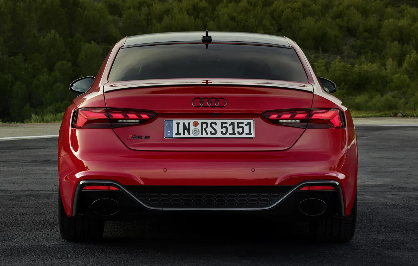 Фото обои вид сзади, Coupe, Competition, Audi RS 5