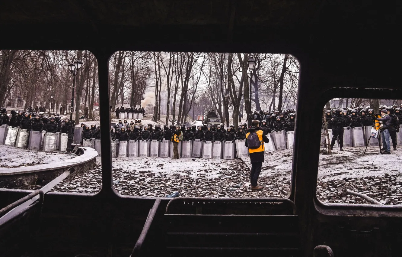 Фото обои противостояние, Киев, Day of Truce
