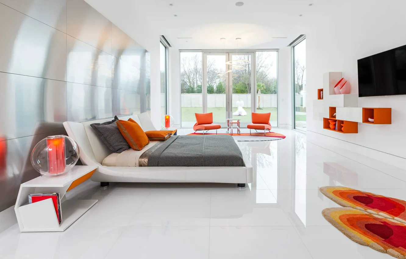 Фото обои дизайн, стиль, комната, интерьер, спальня, Dallas Dwelling, by Cantoni