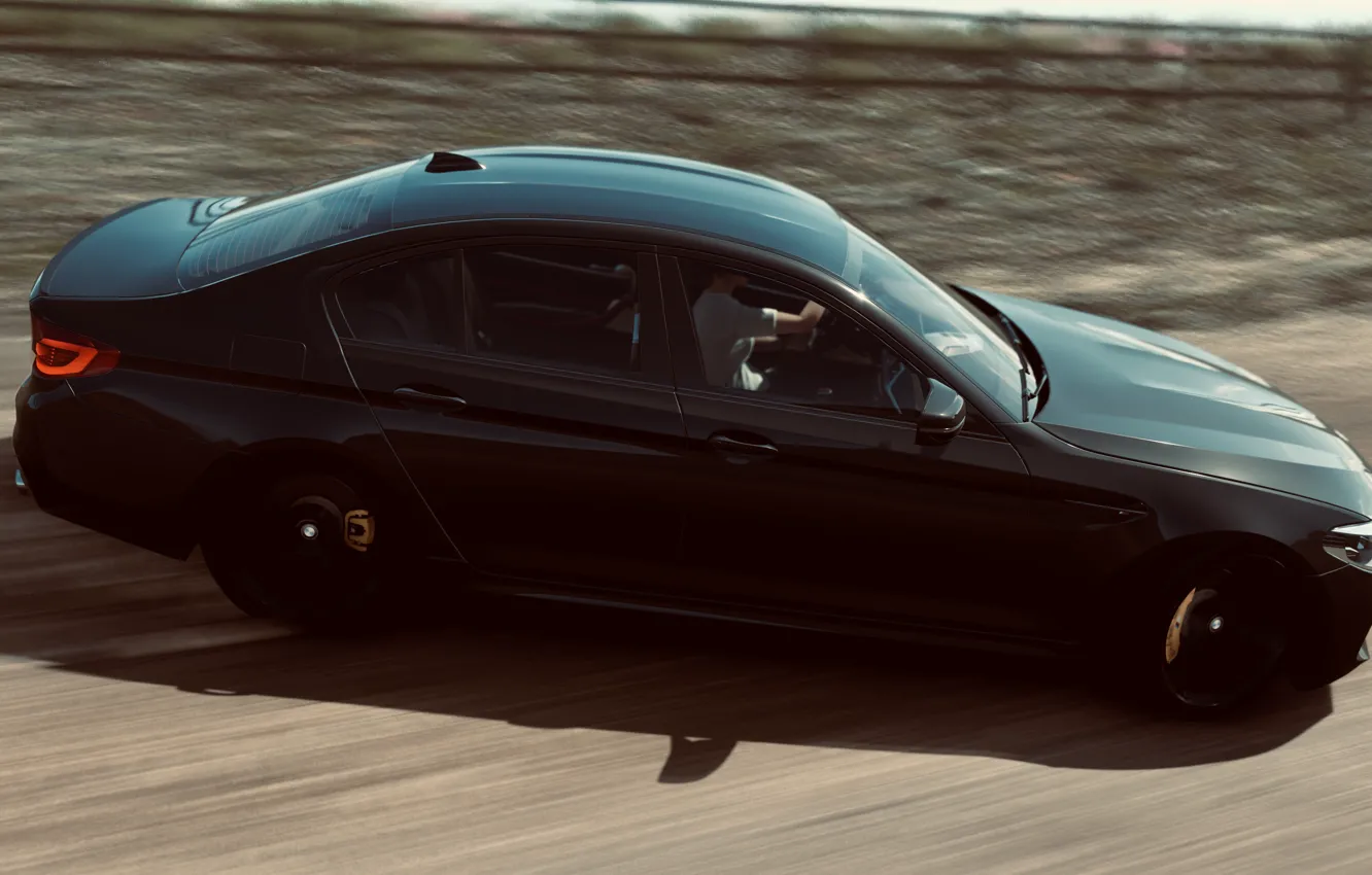 Фото обои HDR, BMW, Drift, Game, 5er, UHD, G90, 4K