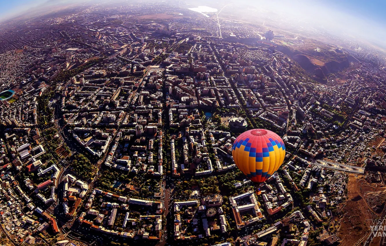 Фото обои Armenia, Армения, Ереван, Yerevan, Nightcity