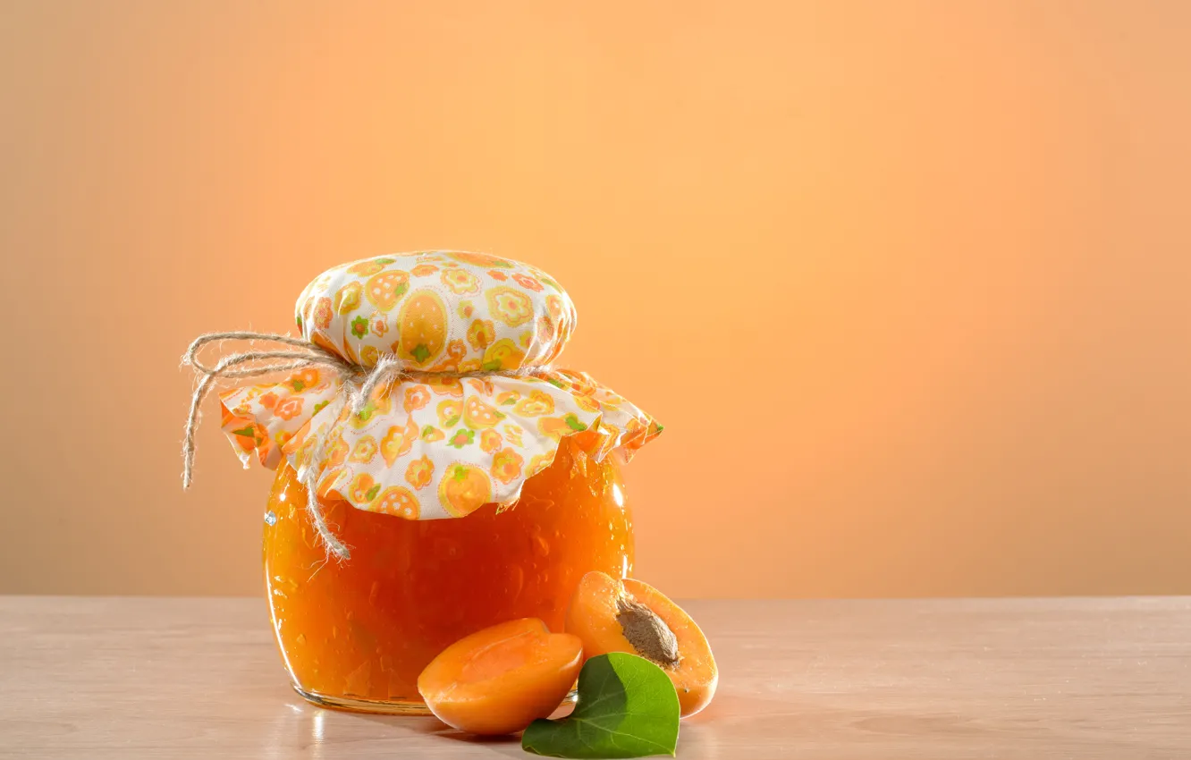 Фото обои фрукты, джем, абрикосы, apricot