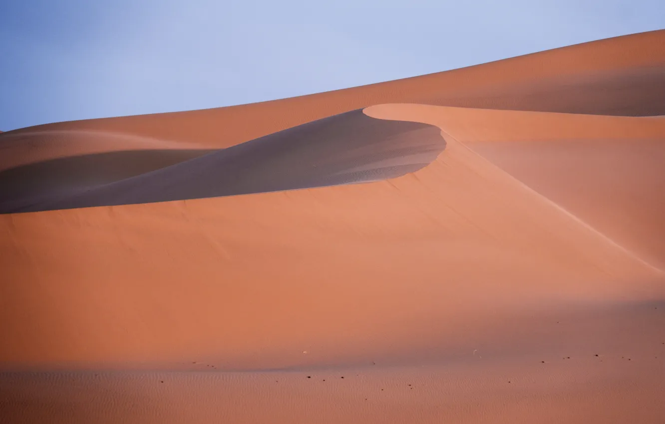 Фото обои песок, ландшафт, пустыня, пески, Монголия, Гоби