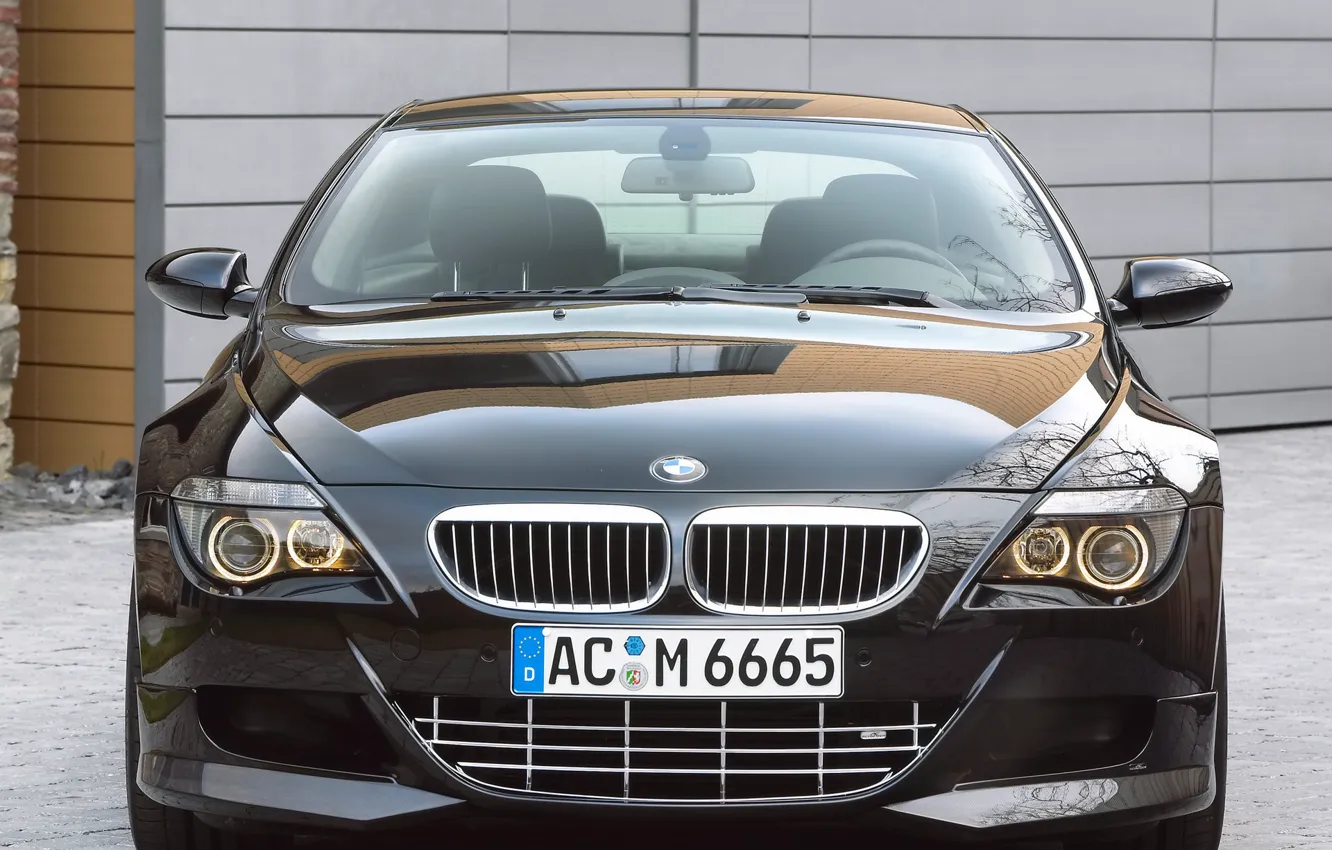 Фото обои BMW, black, E56
