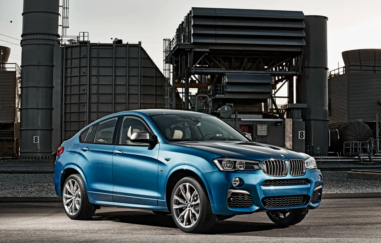 Фото обои завод, вид, BMW, 2015, M40i