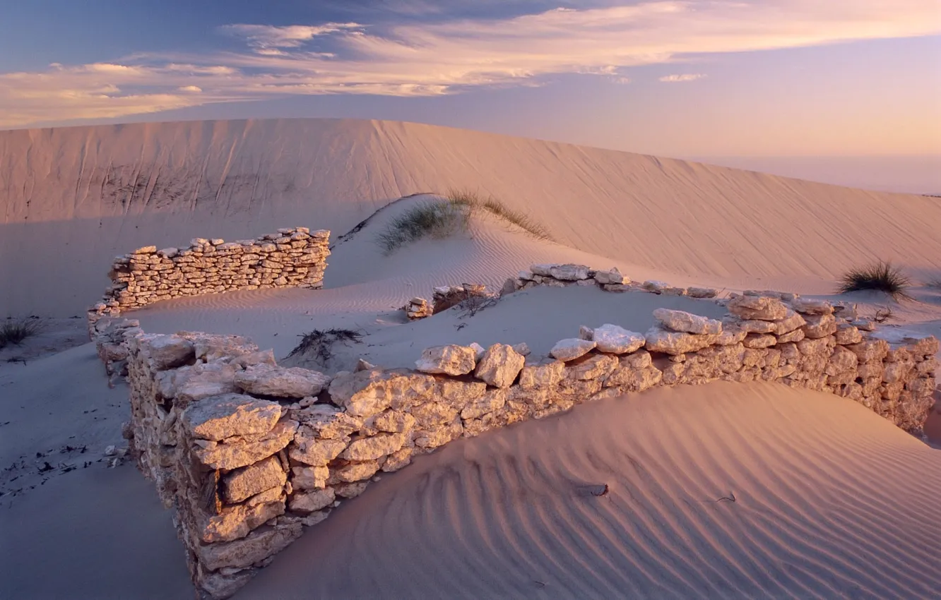 Фото обои песок, камни, пустыня