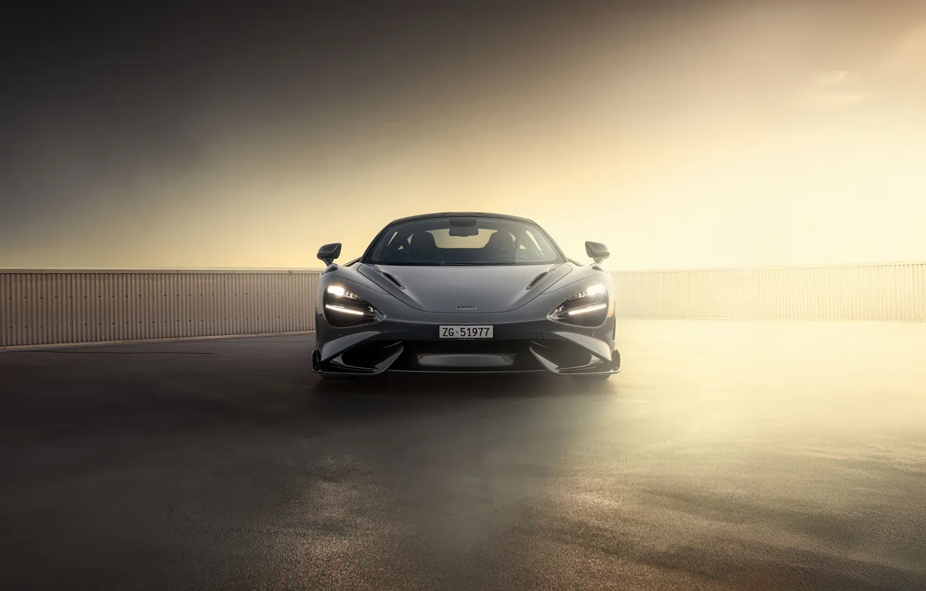 Фото обои McLaren, суперкар, спорткар, supercar, вид спереди, sports car, 765LT, McLaren 765LT