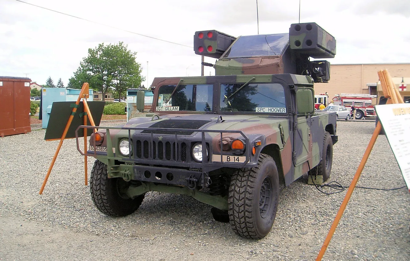 Фото обои military, army, american, US Army, missile, High Mobility Multipurpose Wheeled Vehicle, Stinger, military vehicle