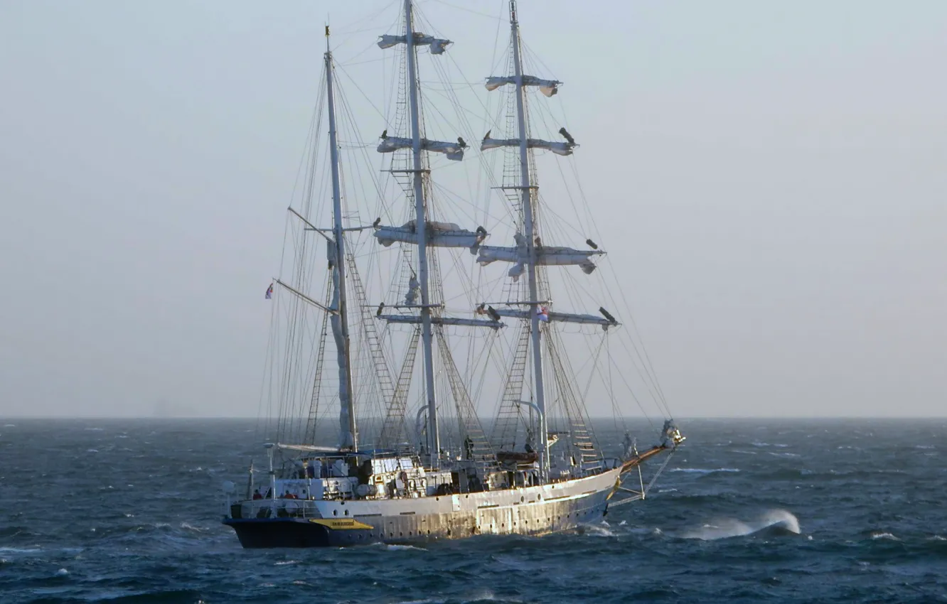 Фото обои парусник, учебный, ВМС Индии, INS Tarangini