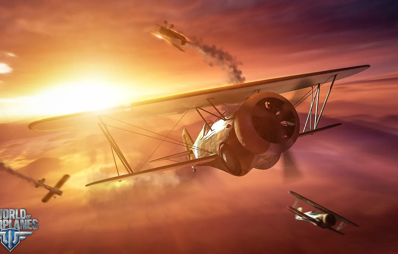 Фото обои солнце, самолет, aviation, авиа, MMO, Wargaming.net, World of Warplanes, WoWp