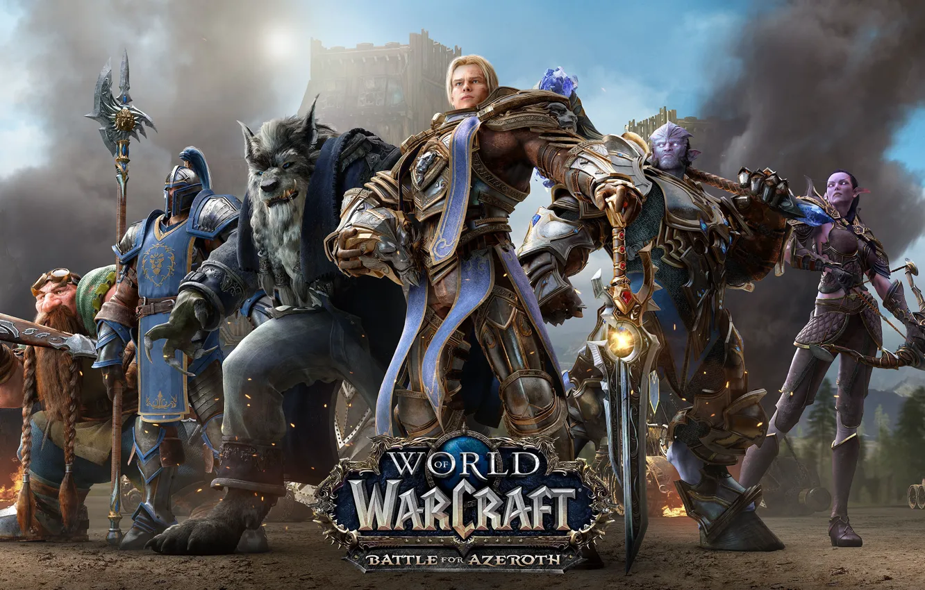 Фото обои Альянс, World Of Warcraft, Битва за Азерот, Anduin Rynn