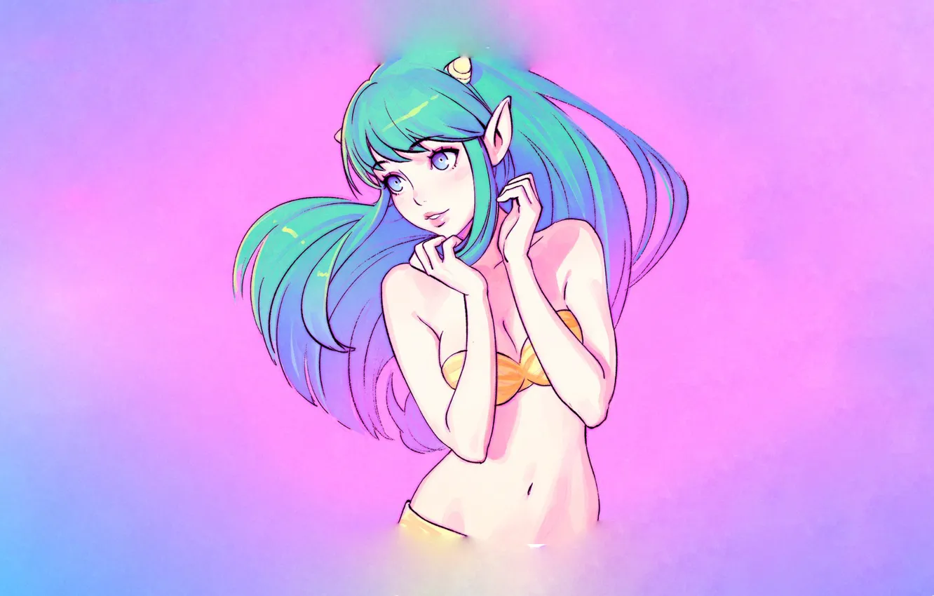 Фото обои anime, anime girls, Ilya Kuvshinov, Lum Invader