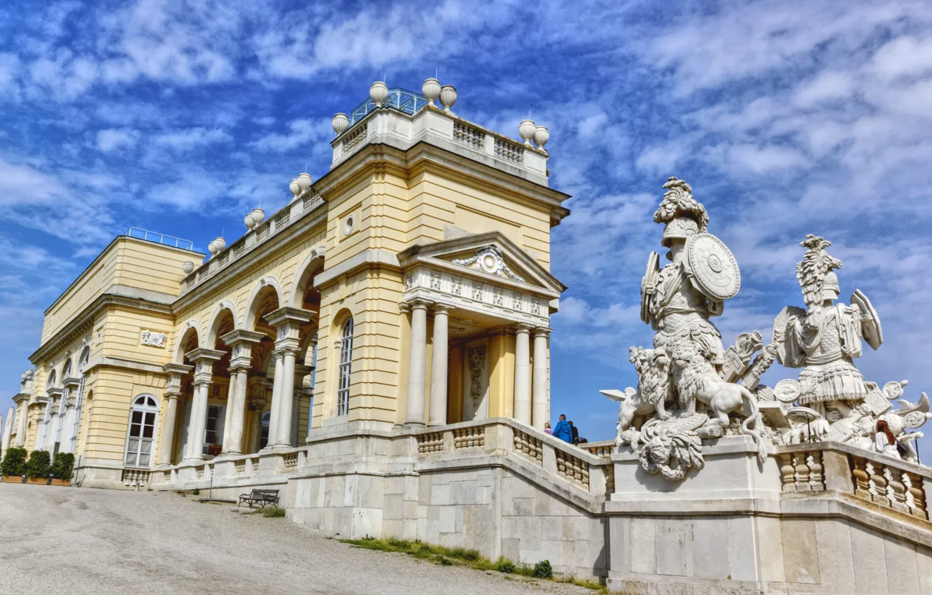 Фото обои Австрия, дворец, Вена, Глориетта Шёнбрунн