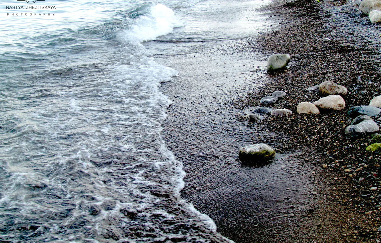 Фото обои море, лето, вода, камни