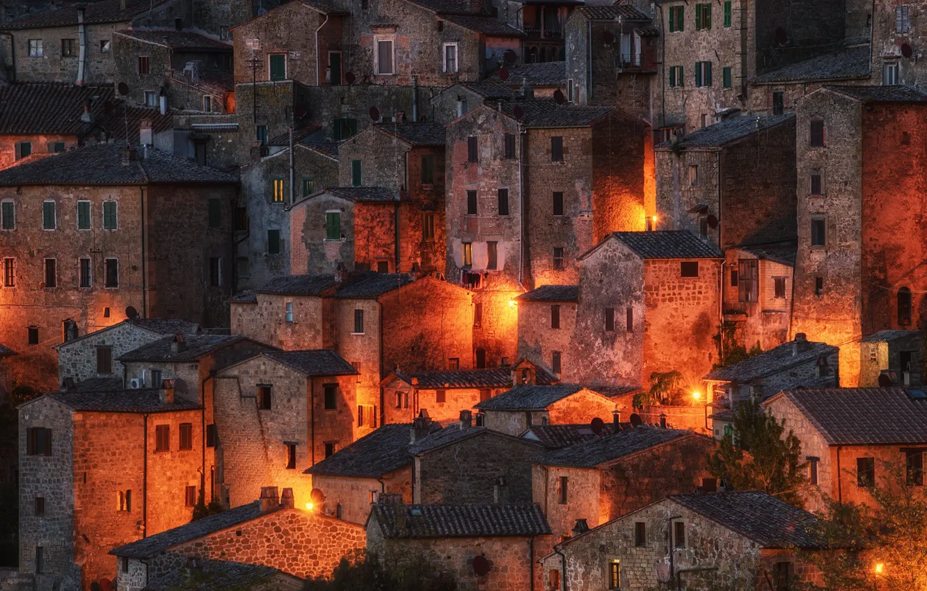 Фото обои Italy, Tuscany, Sorano