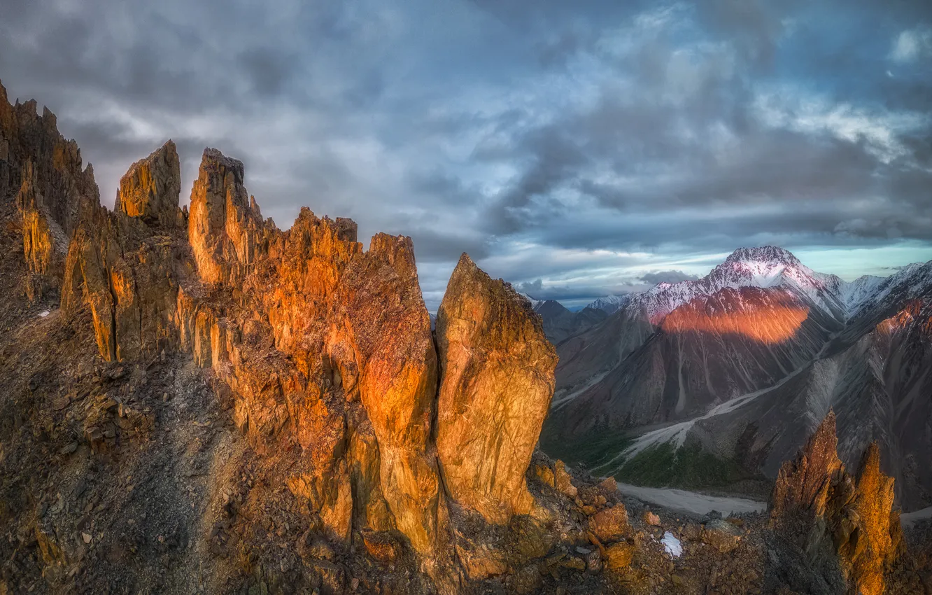 Фото обои mountains, rocks, stones