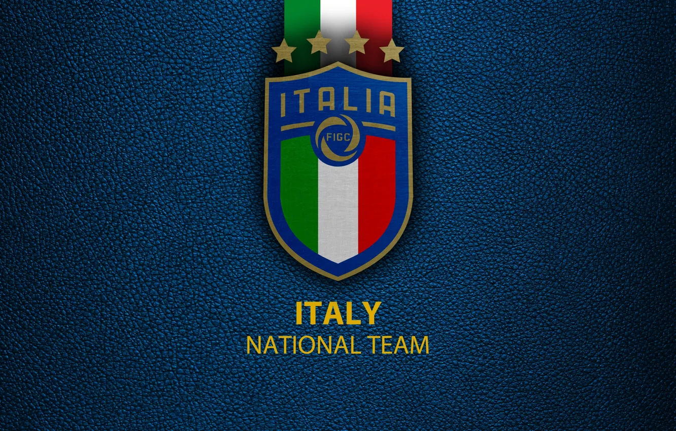 Фото обои wallpaper, sport, logo, Italy, football, National team
