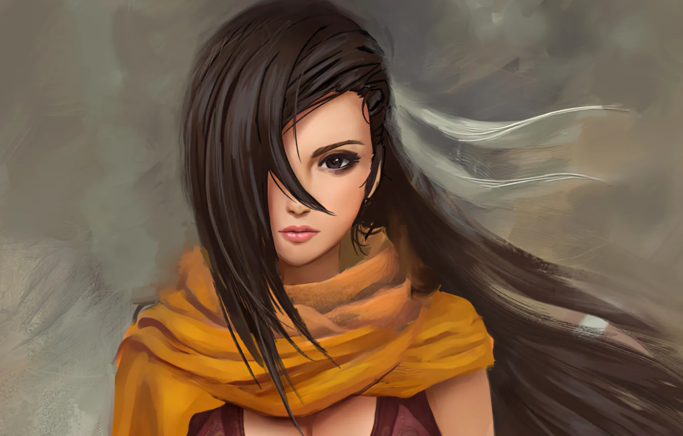 Фото обои девушка, brown hair, Kagero, Fire Emblem