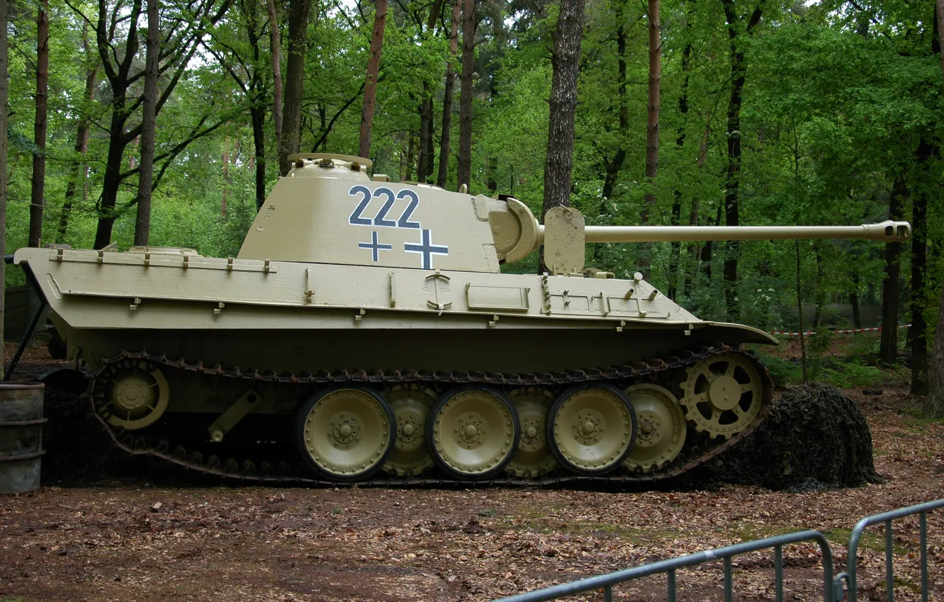 Фото обои войны, танк, Panther, тяжёлый, периода, мировой, Второй