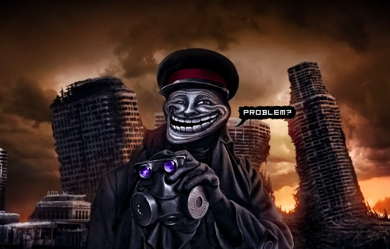 Фото обои капитан, романтика апокалипсиса, romantically apocalyptic, troll face