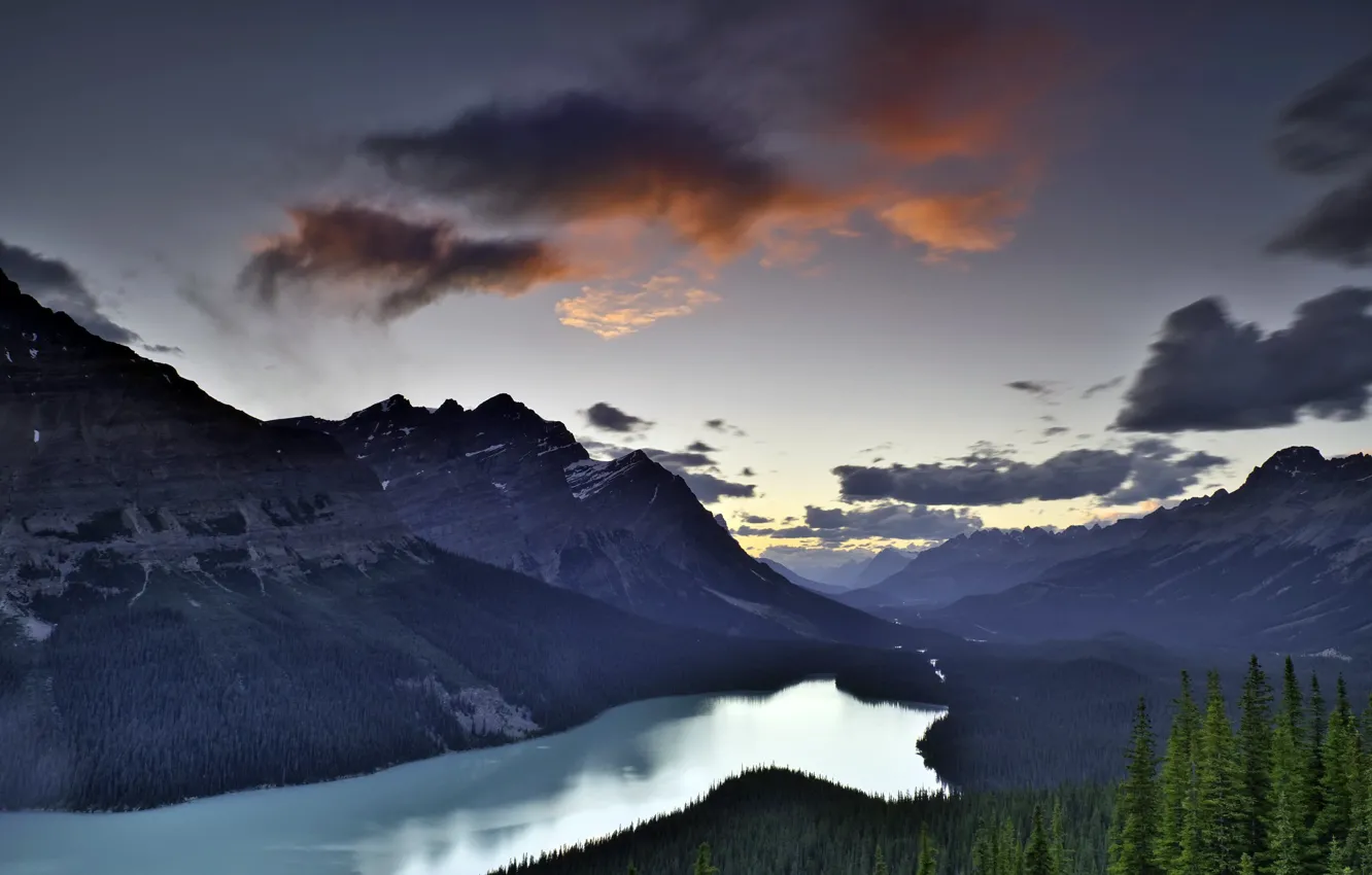 Фото обои Banff National Park, Alberta, Icefields Parkway, Lake Peyto