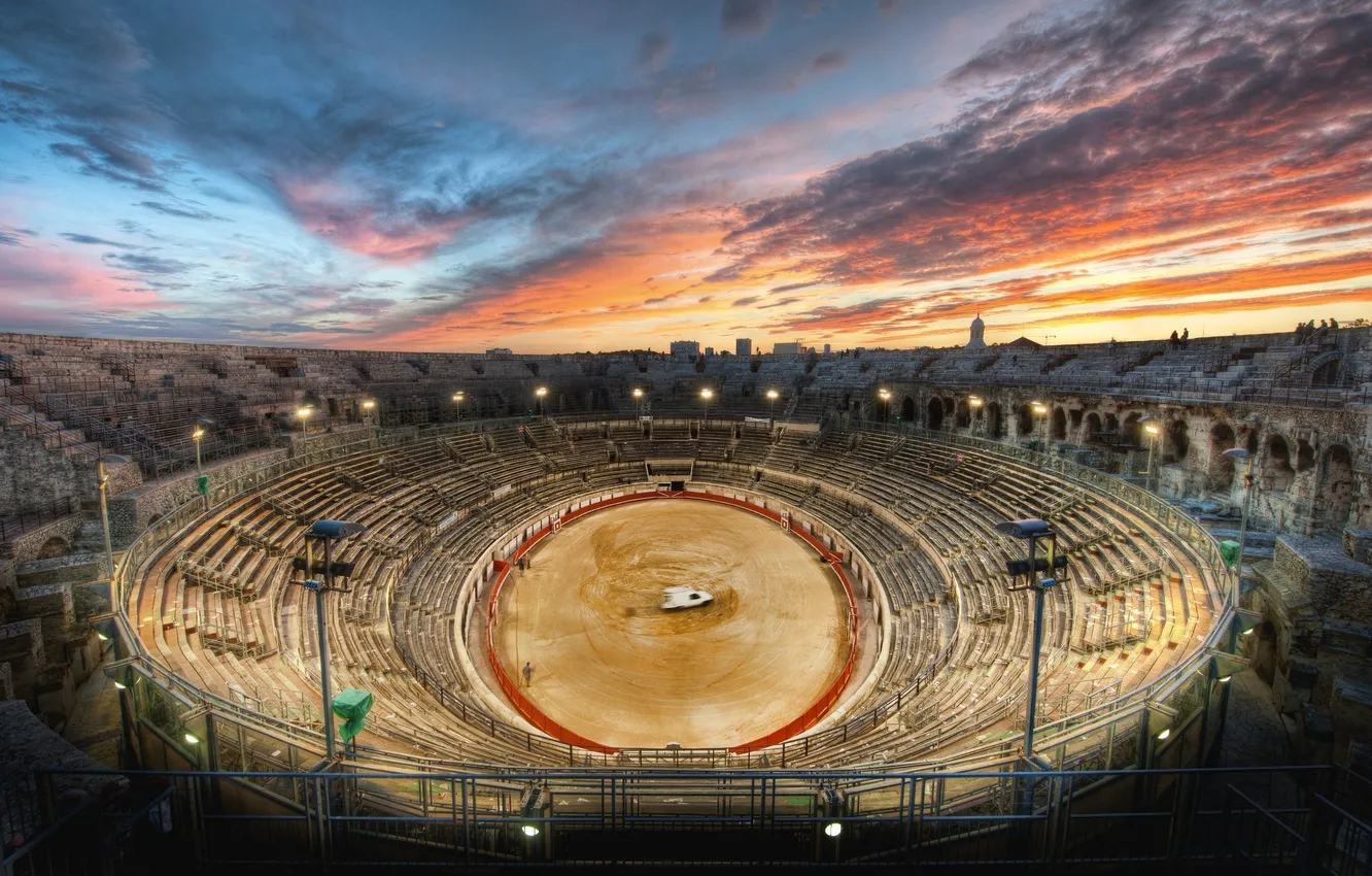 Фото обои закат, арена, Sunset, Gladiator, Arena