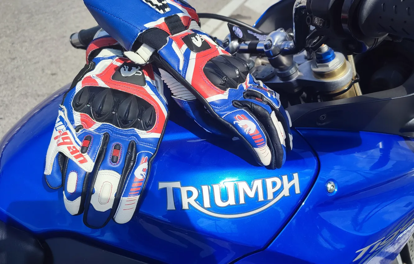 Фото обои Triumph, triumph, Glove, motorbike, glove, furygan