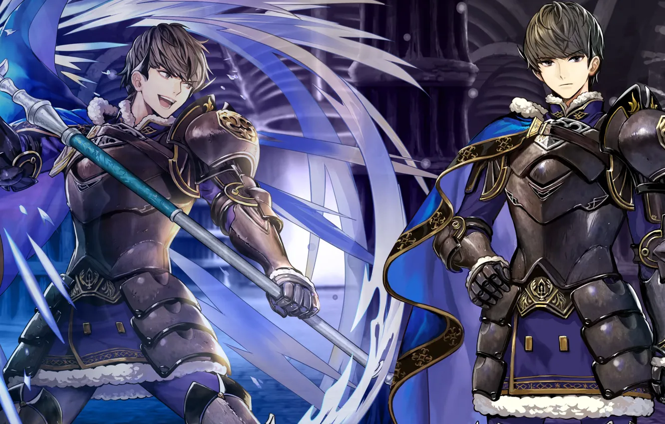 Фото обои воин, парень, рыцарь, персонаж, Fire Emblem