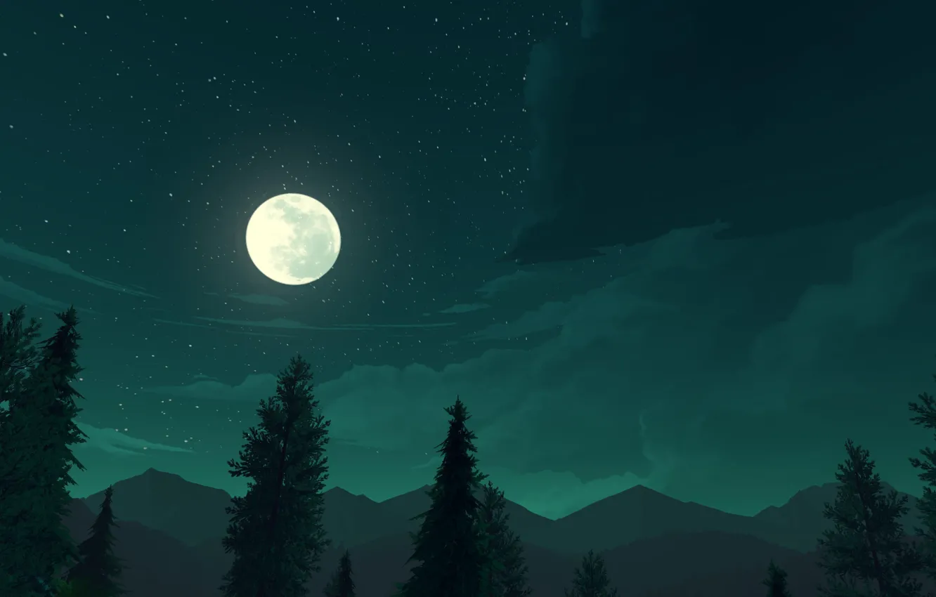 Фото обои игра, horror, ужасы, ps4, квест, firewatch