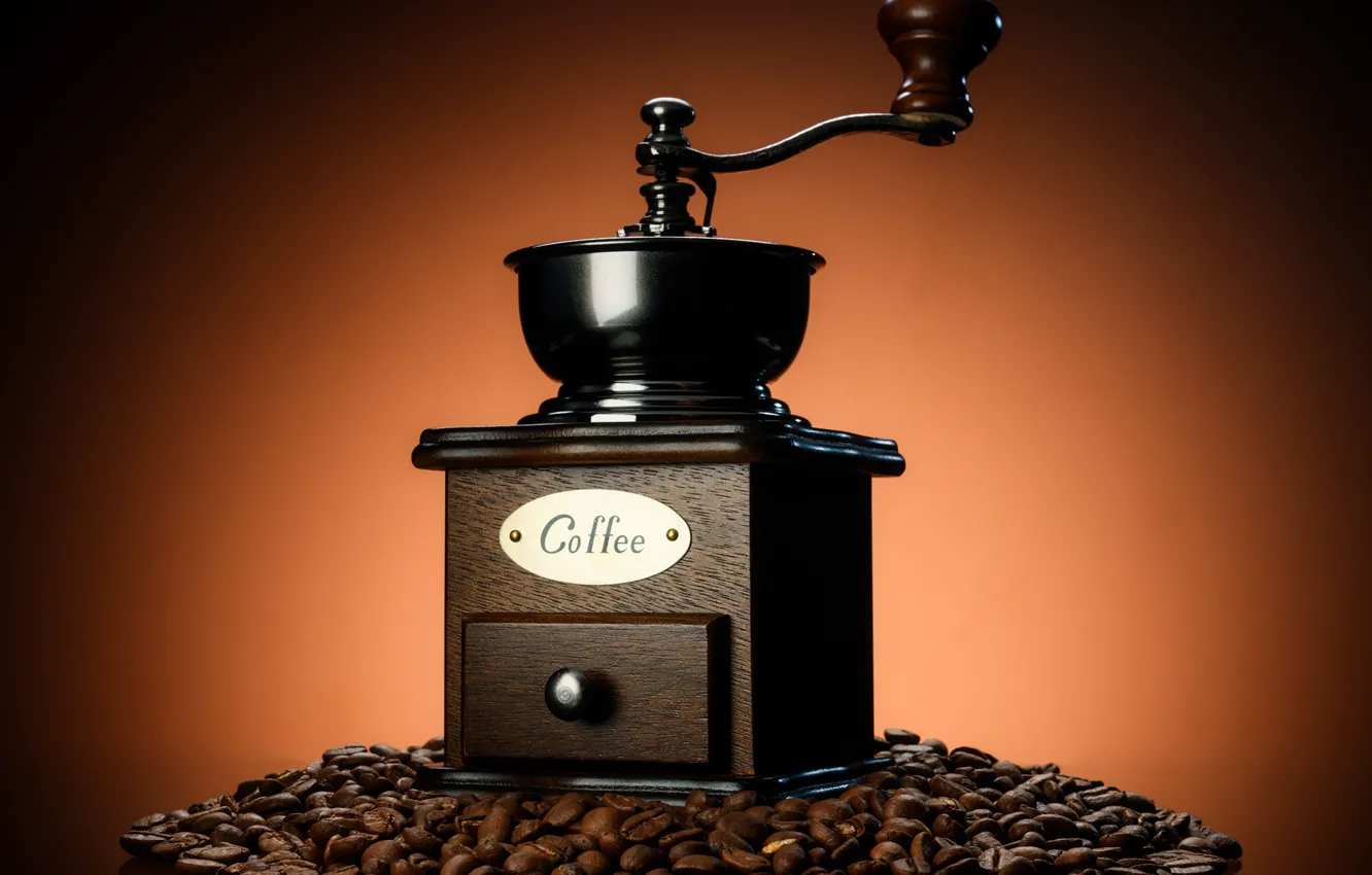 Фото обои кофе, coffee, кофемолка, coffee grinder, Антон Ростовский