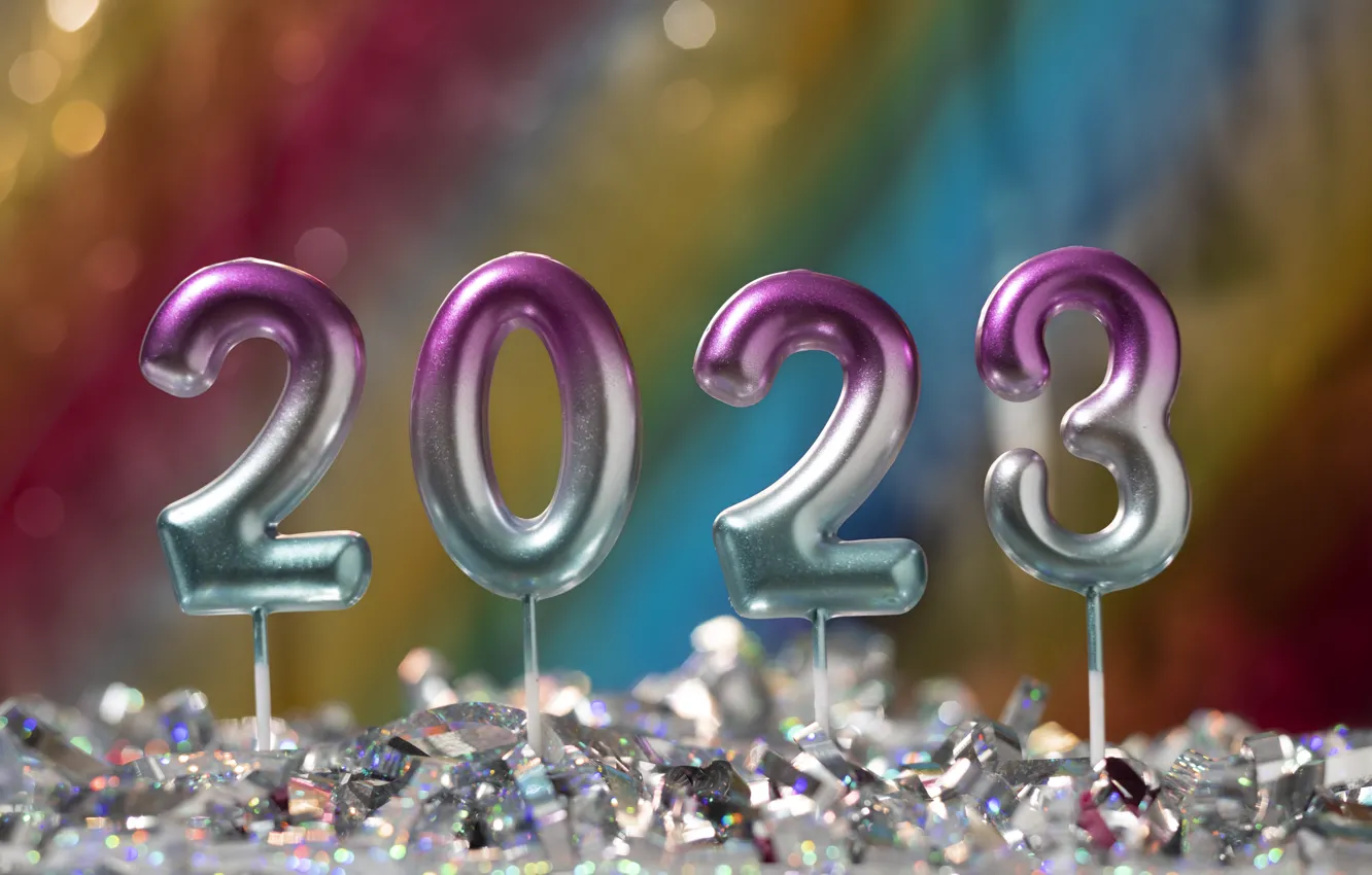 Фото обои сияние, праздник, серебро, блеск, новый год, палочки, серебристый, цифры