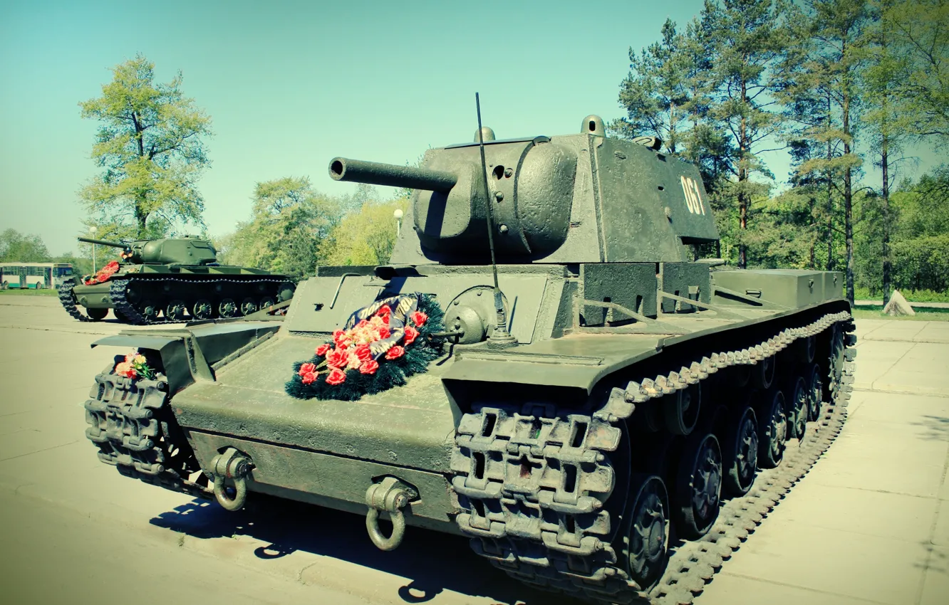 Фото обои танк, советский, КВ-1, Клим Ворошилов, тяжёлый
