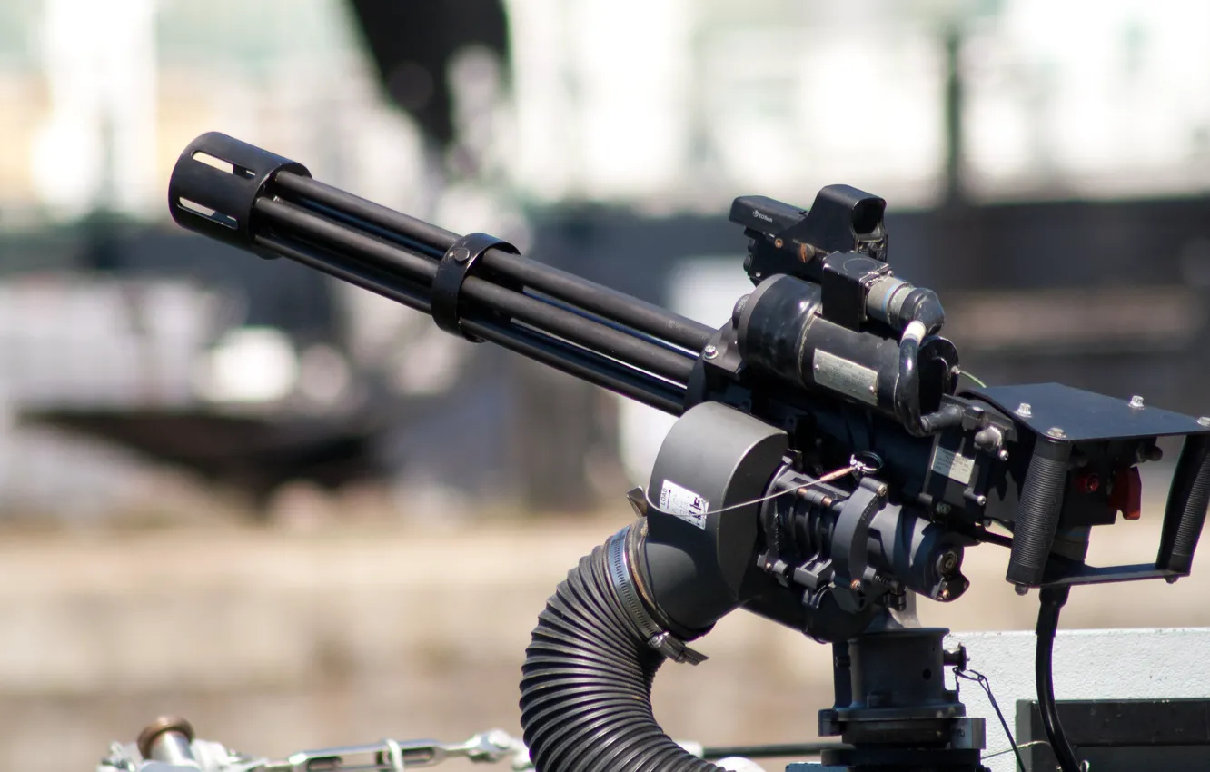 Фото обои оружие, пулемет, многоствольный, M134 Minigun