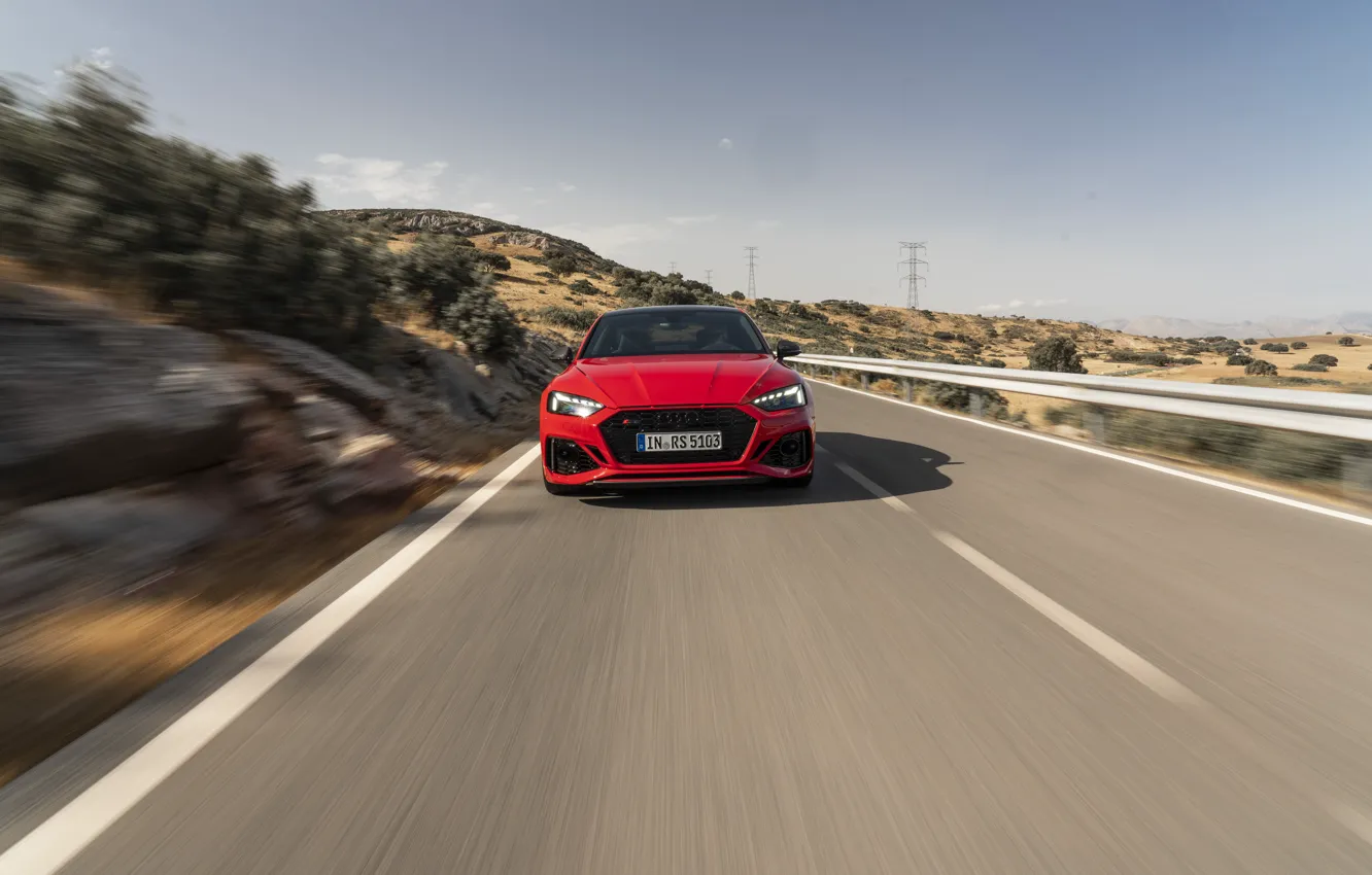 Фото обои Audi, road, RS5, drive, Audi RS 5 Coupe competition plus