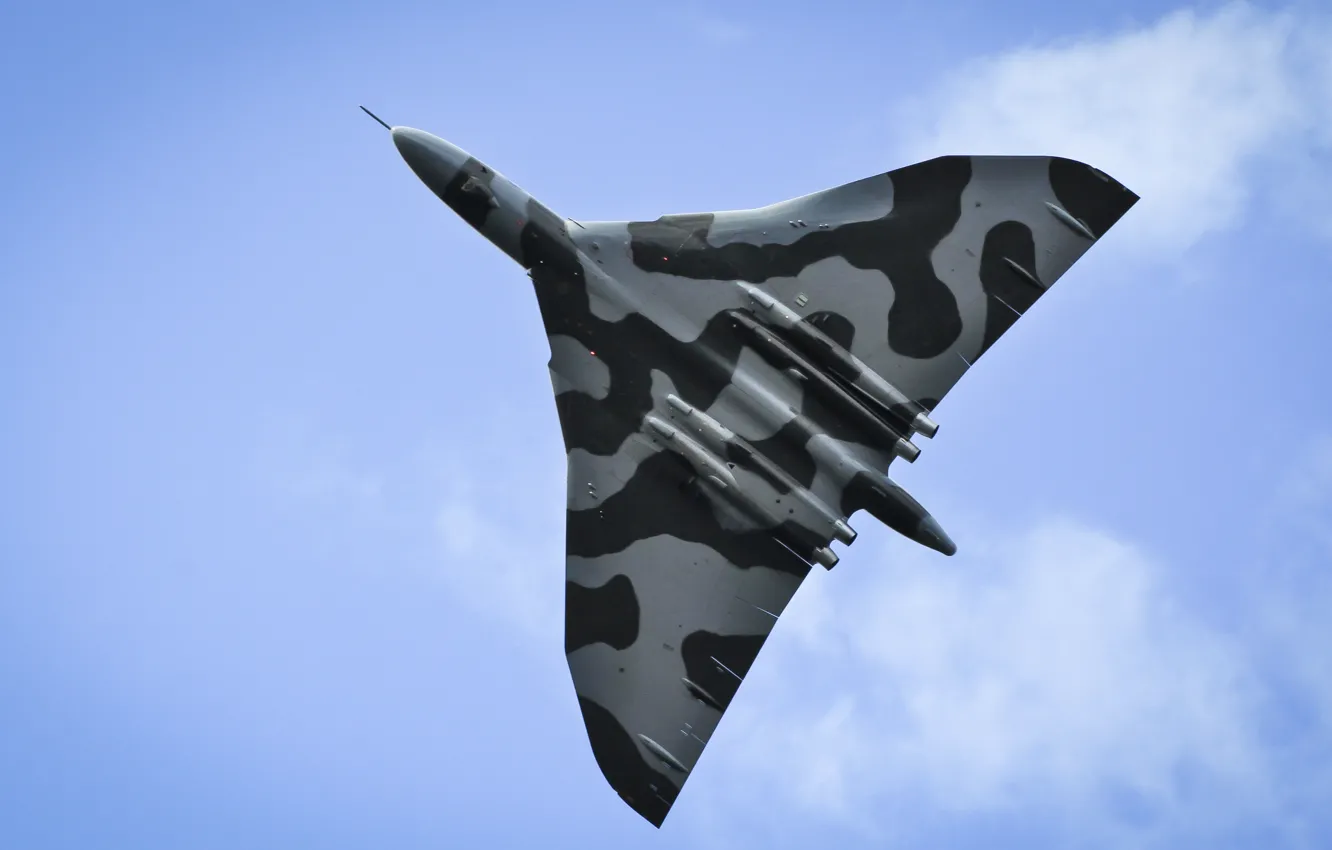 Фото обои bomber, aviation, jet, raf, avro vulcan, supersonic