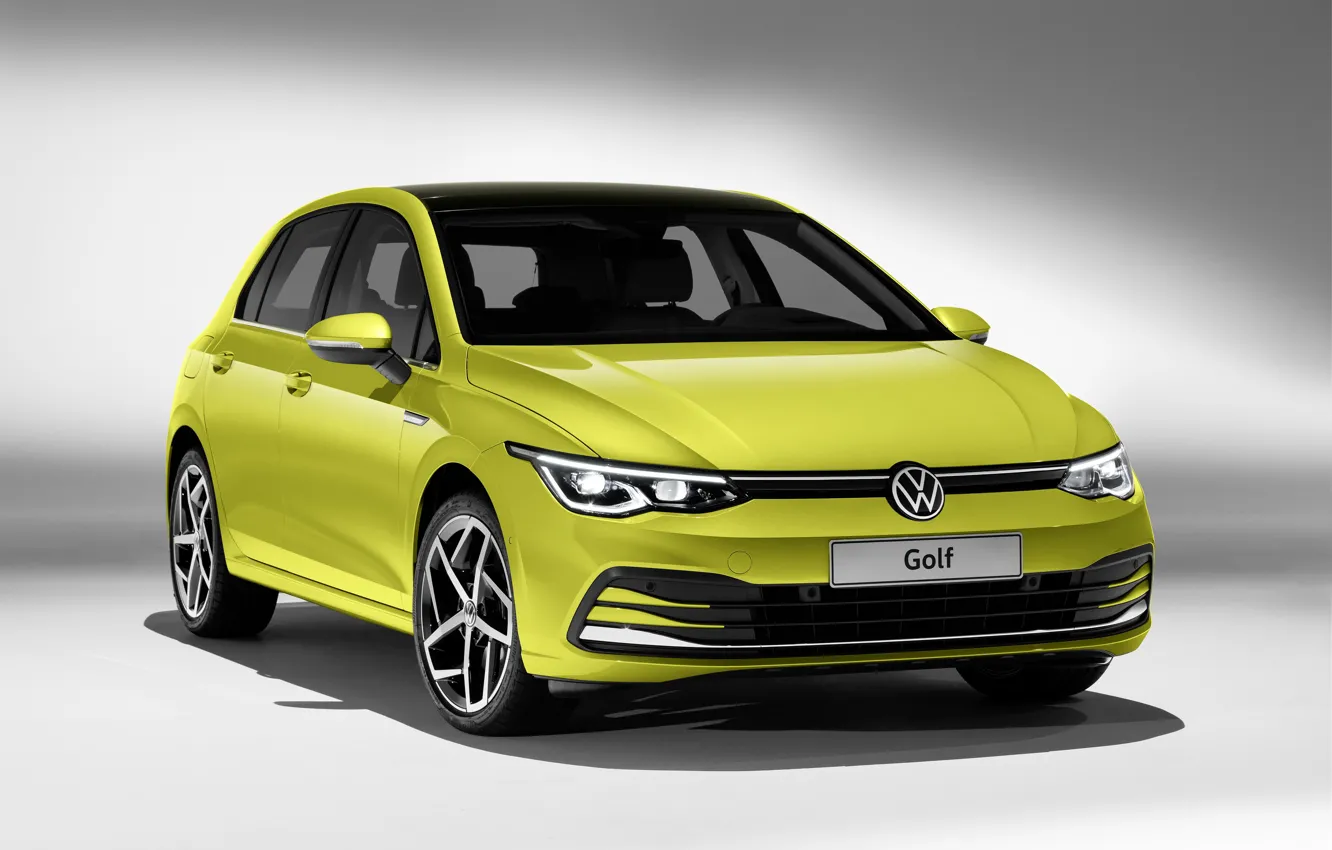 Фото обои Volkswagen, хэтчбек, Golf, hatchback, 2020