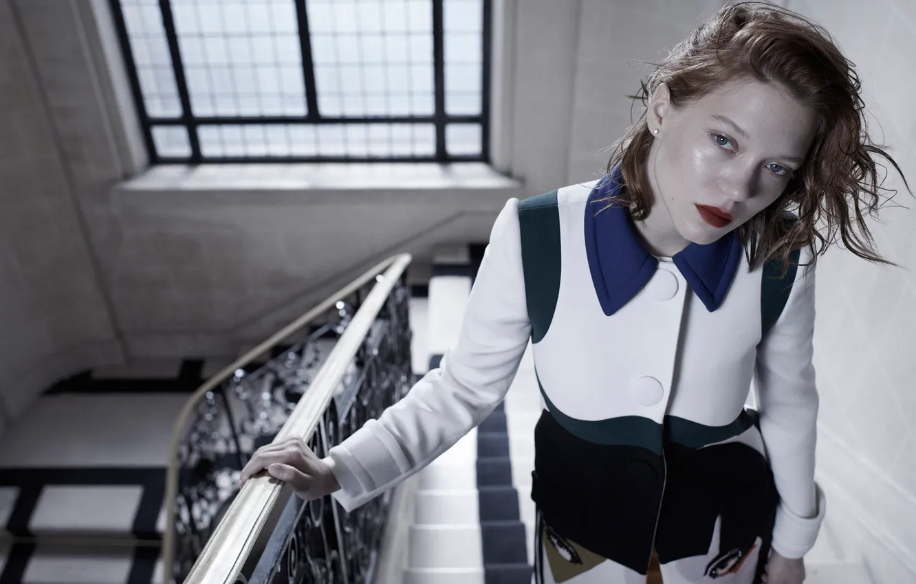 Фото обои актриса, фотосессия, Vogue, Lea Seydoux, Леа Сейду